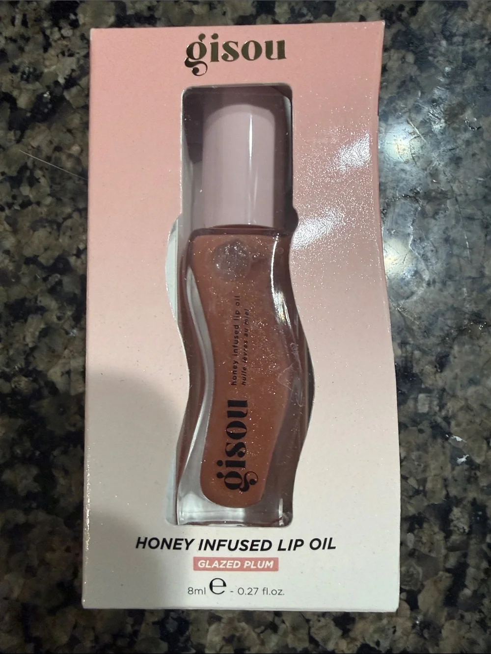 Gisou Honey Infused Lip Oil — Glazed Plum